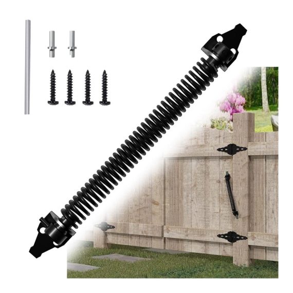36cm Automatischer Türschließer mit Einstellbarer Zugfeder – Perfekt für Gartentore Innen- und Außentüren
