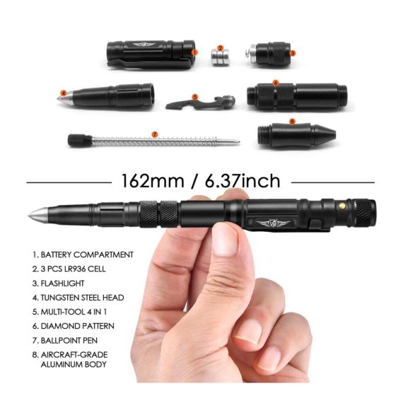 Multifunktionswerkzeuge & Zubehör Taktischer Stift und Vielseitiges Geschenkset für Männer – Ideal für Weihnachten Geburtstage Vatertag & mehr