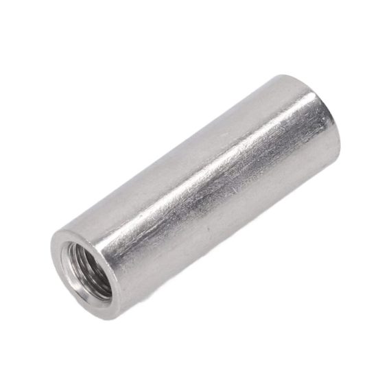10er-Pack M8 x 125 Edelstahl-Rundüberwurfmuttern 35mm Vollgewinde