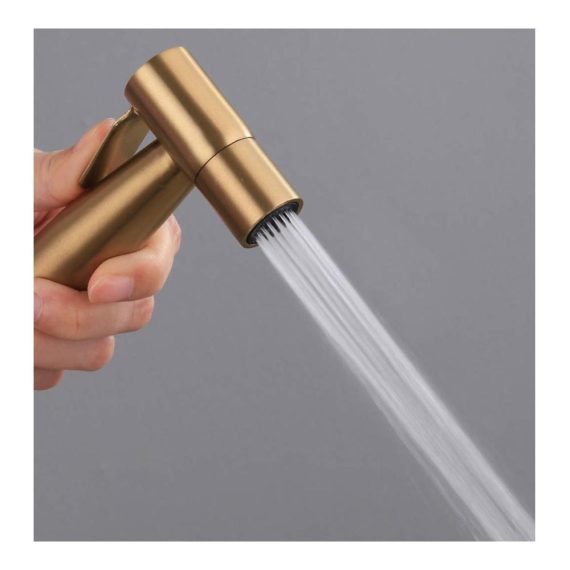 Antik Gebürstet Gold Hand-Bidet-Set mit Edelstahl-Sprayer für die Toilette