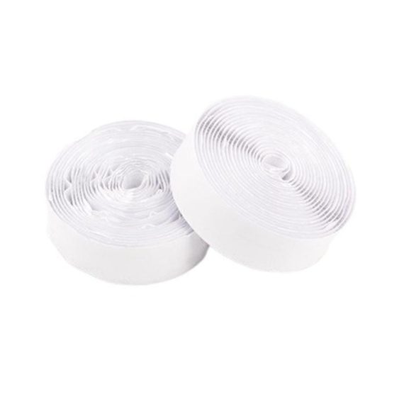 Selbstklebendes Nylon-Befestigungsband Haken und Schlaufen - rund runder Aufkleber weiß/schwarz Münzen starker Kleber (10/15/20/30 mm) - 1 Paar 1 Meter - Vielseitige Befestigungslösung für Haushalt und Handwerk - Selbstklebendes Gewebeband für mühelose Anbringung und sicheren Halt