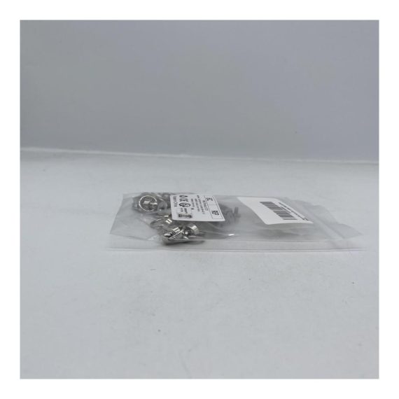 Messing Blindnieten Set mit 20 Stück Niet Studs Kugelbolzen und Ring - Silberne Schrauben inklusive für DIY Lederhandwerk Telefonhüllen-Dekoration und mehr