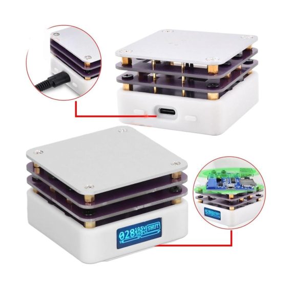 Lötstation 65W - OLED-Display Mini-Smart-Thermostat PCB-SMD-Vorwärmung - Elektronikreparatur und DIY-Labor