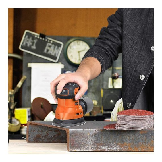 60er Pack Klett-Schleifdreiecke für Dreieckschleifer - 92 x 140 mm 5-Loch Schleifblätter in 40/60/80/120/180/240 Körnungen für Black und Decker Schleifmaus & Dreieckschleife