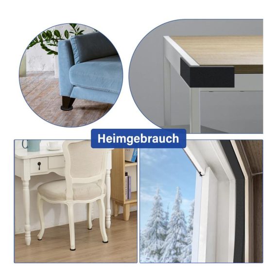 Selbstklebende Zellkautschukrolle 300mm(B) x3mm(D) x1.5m(L) - Multifunktionale Neopren-Schaumstoffplatte für DIY-Projekte (Schwarz