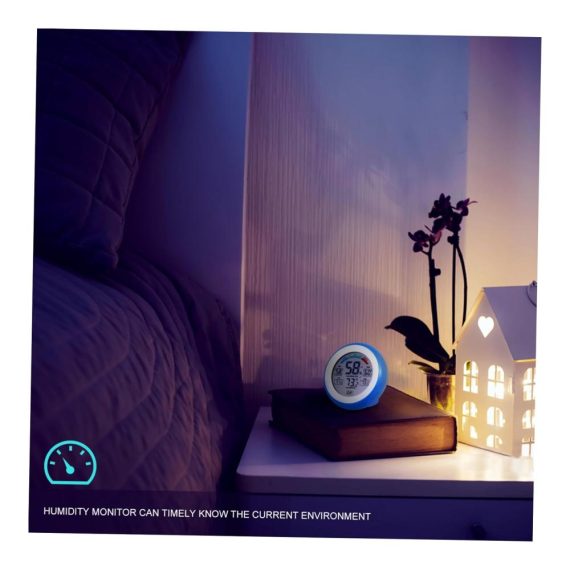 Digitales Mini-Hygrometer mit Temperaturanzeige für präzise Feuchtigkeitsmessung – Innenfeuchtigkeitsmesser für optimales Raumklima