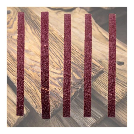 10 Stück Aluminiumoxid Schleifbänder Set | 15x330mm / 25x330mm | 60-1000 Körnung für Winkelschleifer | Schleifen & Polieren