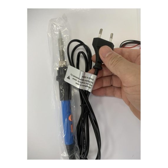 Lötstation 60W Präzises Lötkolben Set mit einstellbarer Temperatur (220-480℃) Entlötpumpe Lötzinn Pinzette Drahtschneider und Lötkolbenständer für Elektrotechnik Reparaturen und Hausgebrauch
