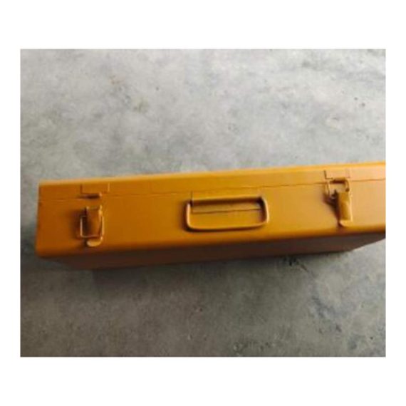 Multifunktions-Werkzeugkasten Verdickter Eisenkasten für sichere Aufbewahrung - Robuste Tragbox in Orange (40 * 15.7 * 8.4cm