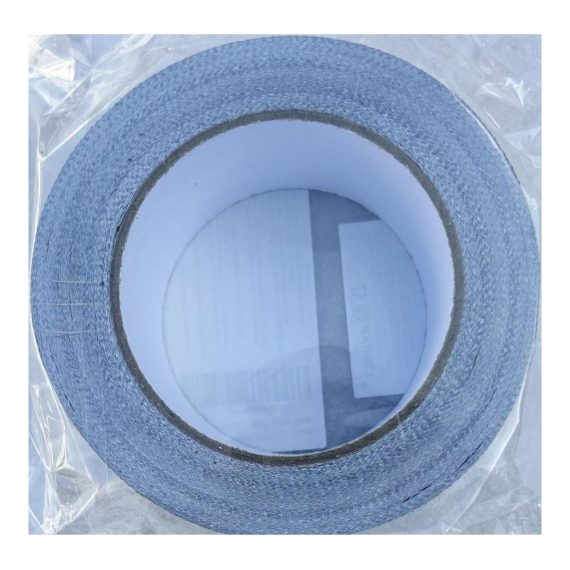 Aluminiumklebebänder 50mmx25m - Selbstklebendes Aluband mit Glasgittergewebe - Thermoshield Hitzeschutz - Temperaturbeständig von -30 bis 120°C