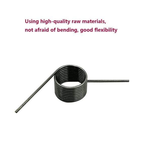 Federstifte Drehfeder Set – 10 Stück Drahtdurchmesser 10 mm Torsionsfeder Sortiment mit V-förmiger Feder Außendurchmesser 5–12 mm Winkel 60° 90° 120° 180° ideal für Haarnadeln und Einbauanwendungen