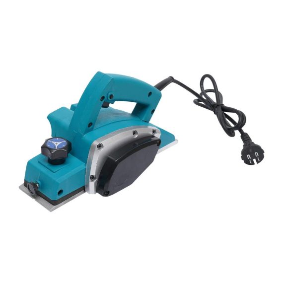 800W Elektrohobel 220V | Handhobel für Holzbearbeitung mit 11000 U/min | Spantiefe 1mm | Elektrischer Hobel inkl. Hobelmesser Steckschlüssel & Guide Ruler