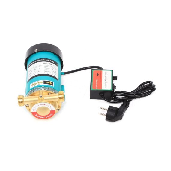 Wärmepumpen 120W Umwälzpumpe - Effiziente 25L/min Druckhöhungspumpe 19mm Ausgang Heißwasserpumpe für Hauswasserwerk Dusche und Garten - Automatischer Booster für optimalen Wasserfluss