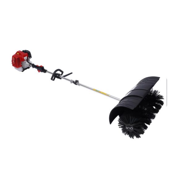 Benzin Schneefräse 52CC 2-Takt 2.3HP | Leistungsstarker Kehrbesen für Boulevards Einfahrten und mehr