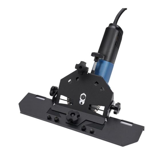 Effizienter Fliesenschneider mit Keramikfliesen-Schneidehalterung für Winkelschleifer (115/125 mm) für präzises 45°-Schneiden