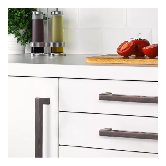 2er Pack Rot Bronze Bogengriffe für Schränke - Zinklegierung 256 mm Lochabstand