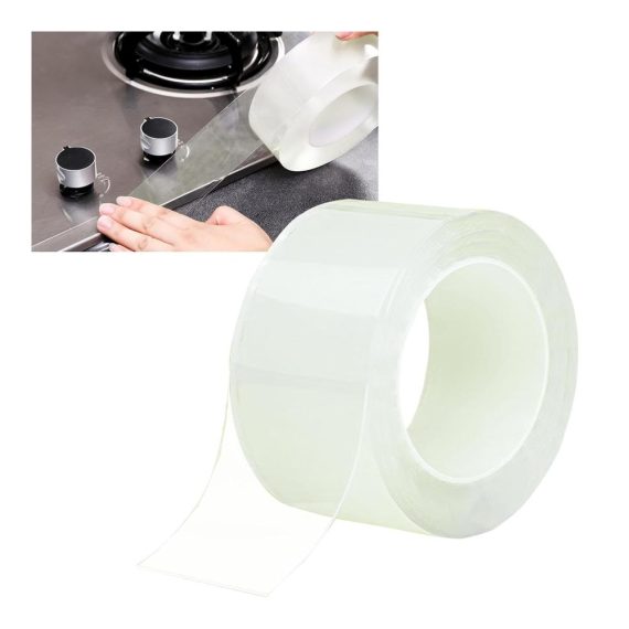 Selbstklebendes Dichtungsband 20m x 3cm - Wasserdichtes Dichtband für Küchenarbeitsplatten Badezimmer und Toiletten - Abschlussleiste mit Weichsockel - Optimale Abdichtung mit hochwertigem Dichtungsmaterial
