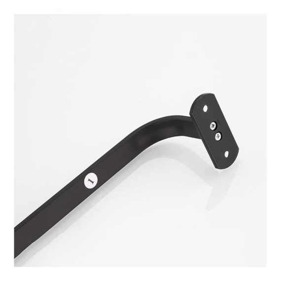 Aluminium Handtuchhalter Wandmontage - Universal Bad Accessoires Schwarz 60cm