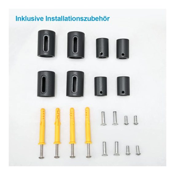 Badheizkörper Flachdesign 400x899mm - Handtuchtrockner Anthrazit 399W für Badezimmer - Seitenanschluss Handtuchwärmer mit Stil
