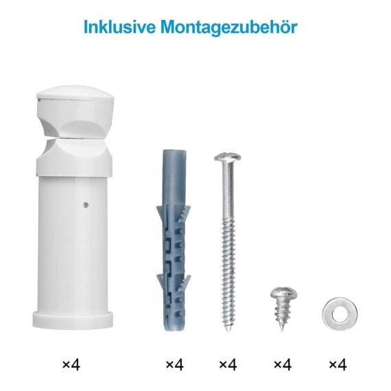 Heizkörper Badheizkörper Elektrisch 70x40cm - Digitales Thermostat Timer Weiß - Handtuchwärmer mit 238W Leistung