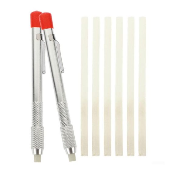 Tragbarer Zimmermannsbleistift mit Schweißer-Speckstein Nachfüllmine und abnehmbarem Penholder – Schweißen Zubehör Werkzeuge