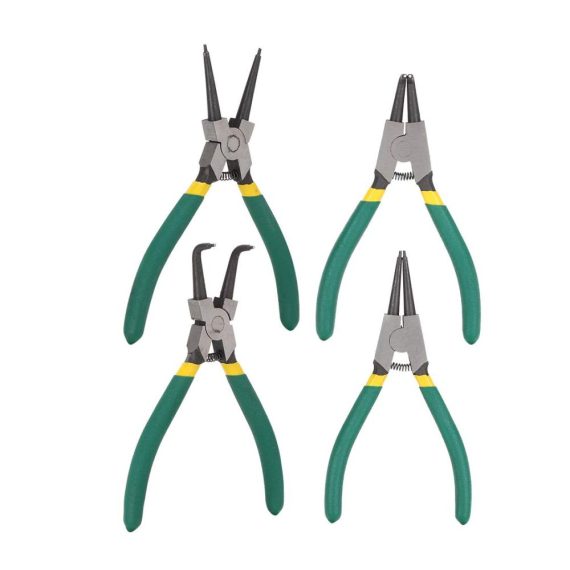 Sicherungsringzangen-Set 4-teiliges Mini-Innenaußen-Gerade-Gebogenes Werkzeug für Schmuckuhr-Reparatur