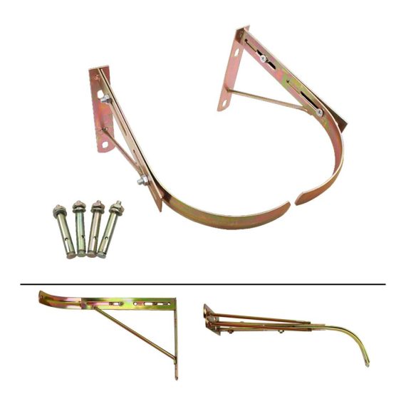 Edelstahl Wandmontage Ausgussbecken mit Armatur für Haus & Garten - Rechteckiges Spülbecken (42x38cm