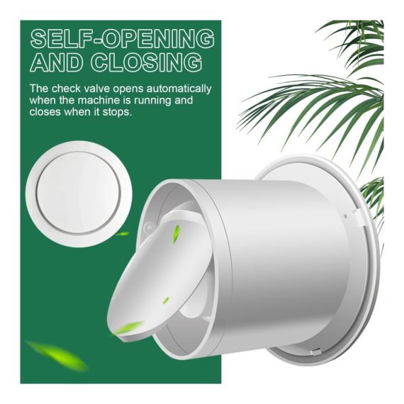 Leiser 100mm Badlüfter mit 15W RüCkstauklappe und 100m³/H Luftstrom - Ideal füR Badezimmer