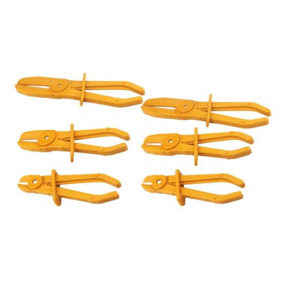 Klarer Fokus auf relevanten Key
6-teiliges Zangen-Set für präzises Abklemmen Ideal für Kühlschläuche Brems- und Benzinleitungen sowie Hydraulikschläuche im Kfz-Bereich