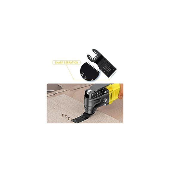 Multifunktionales Oszillierwerkzeug Zubehör-Set 13 Stück Sägeblätter für Fein Multimaster Dremel Bosch - Holzsägeblätter und Mix Klingen für präzises Schneiden