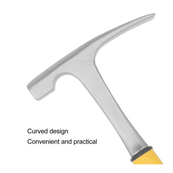 Geologischer Hammer Set Hochwertiger Maurerhämmer und Felspickelhammer aus Kohlenstoffstahl für Steinjagd Mauerwerk und Prospektion - Mit Spitzer Spitze und Stoßdämpfungsgriff für optimale geologische Studien