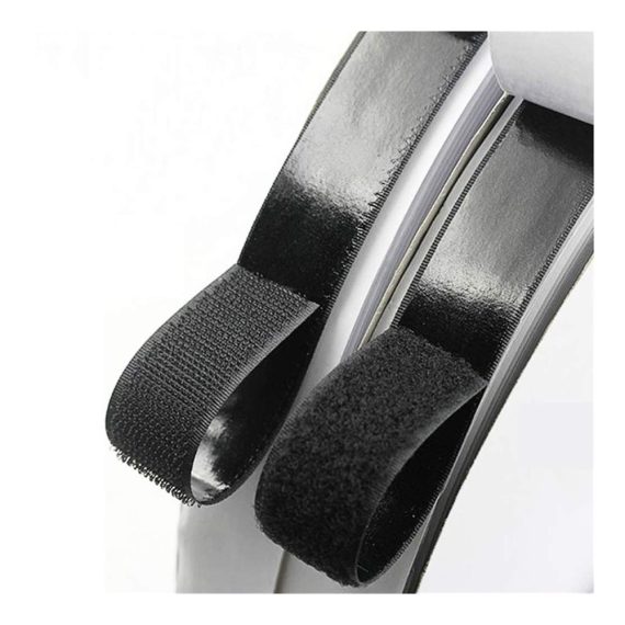 Selbstklebendes Nylon-Befestigungsband Haken und Schlaufen - rund runder Aufkleber weiß/schwarz Münzen starker Kleber (10/15/20/30 mm) - 1 Paar 1 Meter - Vielseitige Befestigungslösung für Haushalt und Handwerk - Selbstklebendes Gewebeband für mühelose Anbringung und sicheren Halt