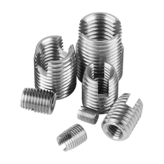 Gewindeeinsätze Edelstahl Set - 50 Stück Selbstschneidende Innengewinde zur Verstärkung und Reparatur | MEHRWEG VERPACKUNG