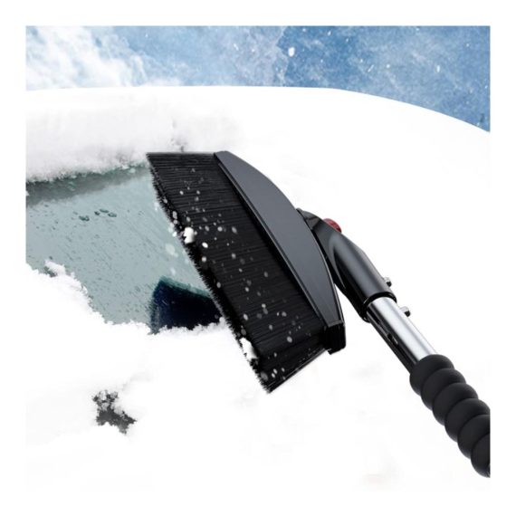 3-in-1 Zusammenklappbare Schneeschaufel Tragbares Set für Auto & Camping