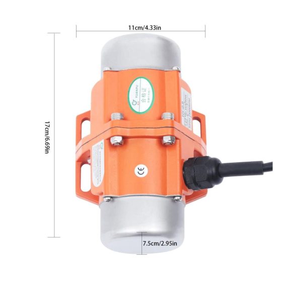 90W Vibrationsmotor | Asynchroner Rüttelmotor 3000RPM – Industrieller Multifunktionsvibrator