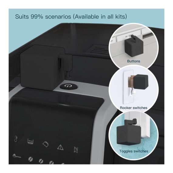Fingerbot Plus Smart Button Pusher mit Touch Control – Drahtloser Druckschalter für einfaches Schalten ohne Verkabelung