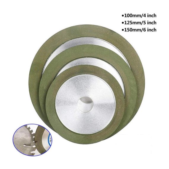 Premium Diamantschleifscheibe 125 x 32 x 8 mm - Körnung 150-320 für Wolframstahl-Fräswerkzeuge