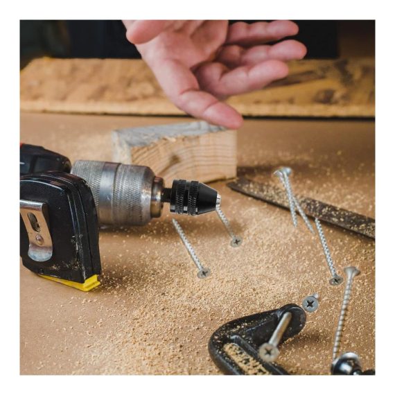 1/4 Sechskantschaft Bohrfutter Set - Schnellspannadapter für effizientes Bohren - 3-teiliges Bohrmaschinen Zubehör-Kit