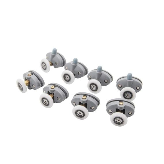 Duschtüren Oval ABS Nylon Einzel-Pop-Up-Riemenscheibe 23mm 25mm – Glastürrollen für Schiebekabine mit hochwertiger Hardware