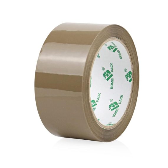 Packband Set Hochleistungs Paketbänder BOMEI PACK - 3 Rollen 66m x 48mm - Profi-Qualität Klebeband für sichere Verpackung von Paketen und Kartons - Braun Verpackungsmaterial mit hoher Klebkraft
