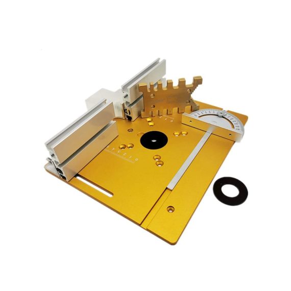 Oberfräsen Frästisch Set mit 3 Einlegeplatten - Aluminiumlegierung für präzise Holzbearbeitung