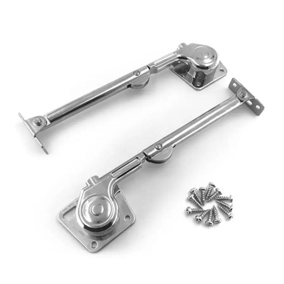 Absenkautomatik Küchenschrank-Scharniere (2 Stück) - Hydraulische Möbel-Scharniere für Schränke Möbel Lift Up Klappe mit Unterstützung - Möbel-Hardware mit Soft-Close-Funktion