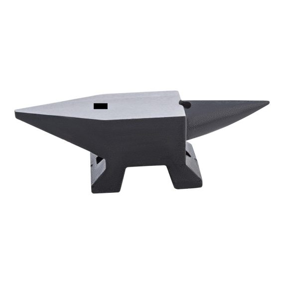 Holzhämmer 10kg Schmiedeamboss aus 55HRC Stahl - Amboss 355x110mm für Metallbearbeitung Abflachen Schmieden und Formen - Schmiedewerkzeug mit 22 LBS Cast Iron Anvil - Schwarz & Grau