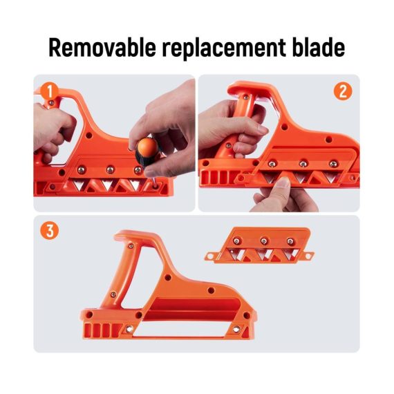 Gipskarton-Schneider mit Einhandhobel Präzises Handwerkzeug für das Schneiden von Gipskartonplatten mit 45° und 60° - Idealer Handhobel für effiziente Gipskarton-Arbeiten
