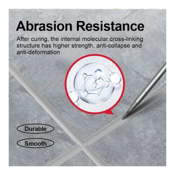 Wasserdichtes Fliesenspalt-Reparaturmittel - Fugenlinie Auffüller für Fliesen mit Klebemittel Home Fliesenreparatur für dauerhaft wasserdichte Fugen