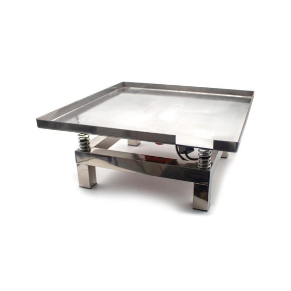 Edelstahl Rührwerke Beton-Rütteltisch – Mini-Vibrationsplattform (50x50 cm) für Block-Vibrationstischprüfungen