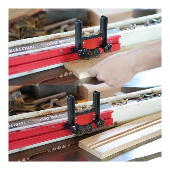 Präziser Bandsägen-Zubehör Feder-Lock-Bretter & Roller Feeder für Holzbearbeitungstische