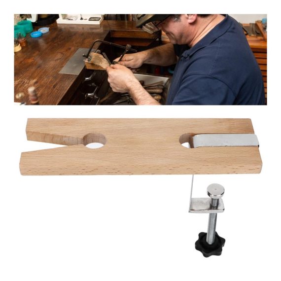 Premium Juwelier Schraubzwingen Set für Werkbank – V-Schlitz Clip-System für präzise Holz- und Schmuckarbeiten perfekt für Juweliere und Holzverarbeitungsbänke