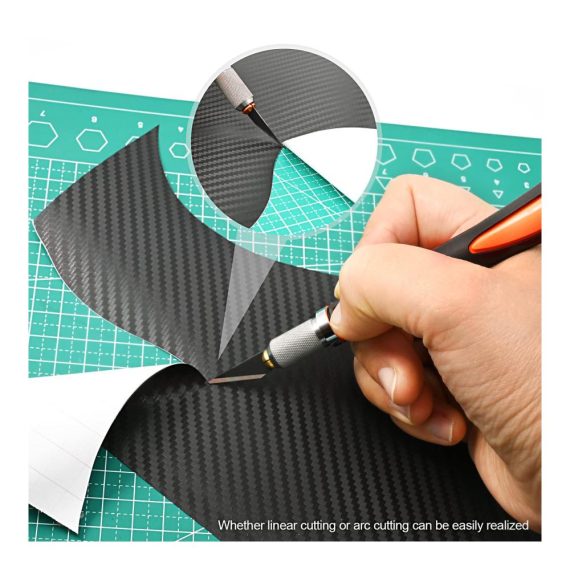 Cutter & Universalmesser Bastelmesser Set - Präzises Carving Craft Messer inkl. 10 Ersatzklingen Rostschutz-Ölfilm Softgriff - Ideal für Skulpturen Basteln & mehr