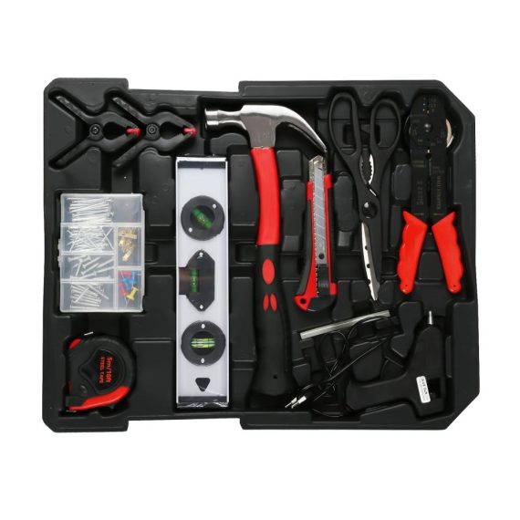 1031-teiliges Werkzeugset im 4-lagigen Trolley-Koffer (52x35x20cm) mit Rollen